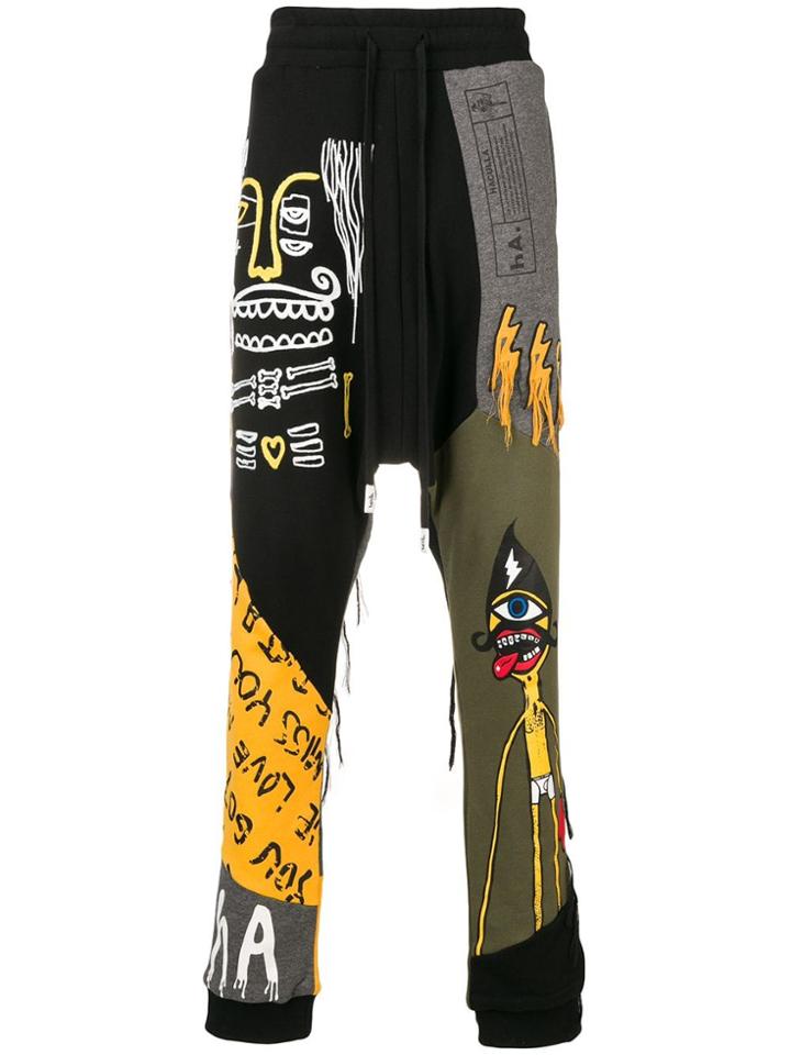 Haculla Fringe Track Pants - Black