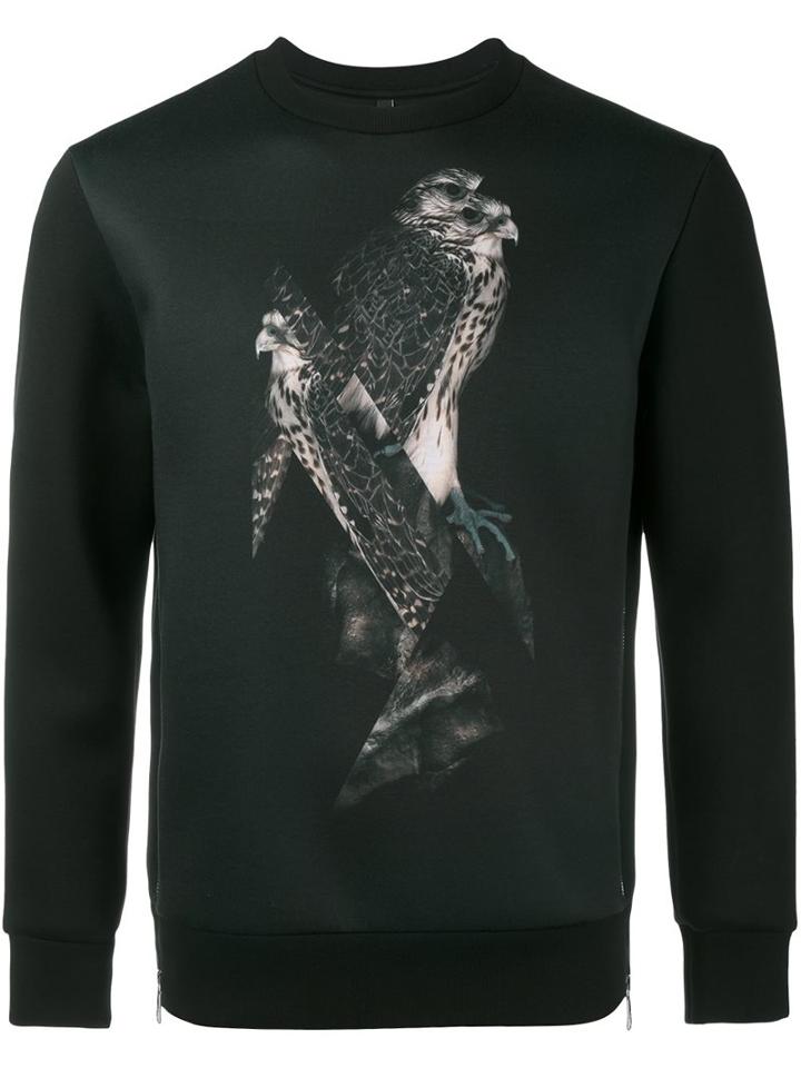Neil Barrett Bird Print Sweatshirt