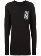 11 By Boris Bidjan Saberi Patched Long Sleeved T-shirt