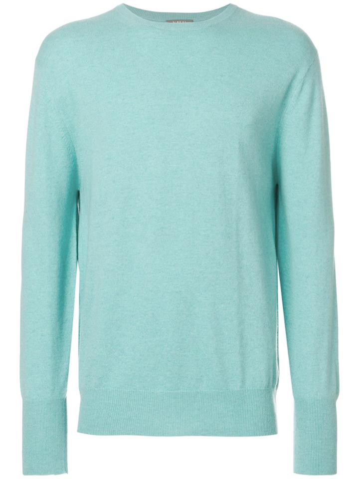 N.peal Oxford Round Neck Sweatshirt - Green