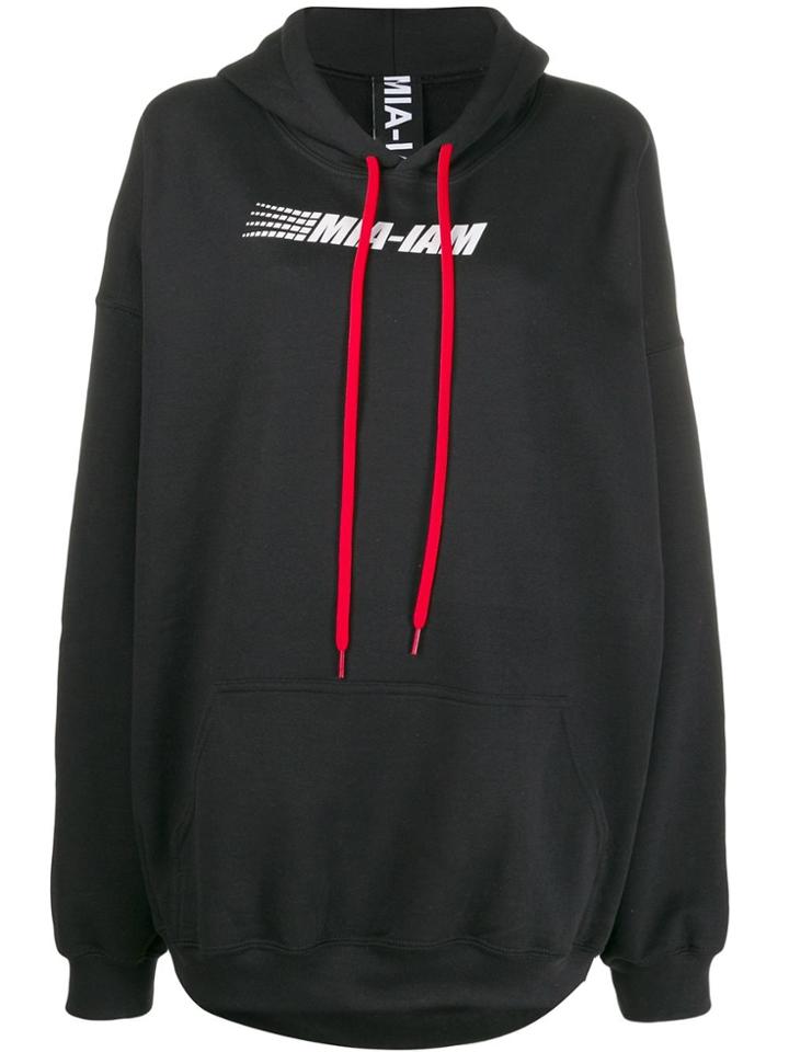 Mia-iam Girlfriend 15 Oversized Hoodie - Black