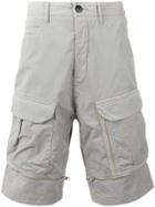 Stone Island Shadow Project Cargo Pocket Shorts - Grey