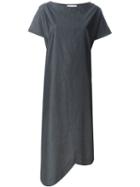 Société Anonyme Oversized Asymmetric Dress, Women's, Grey, Cotton