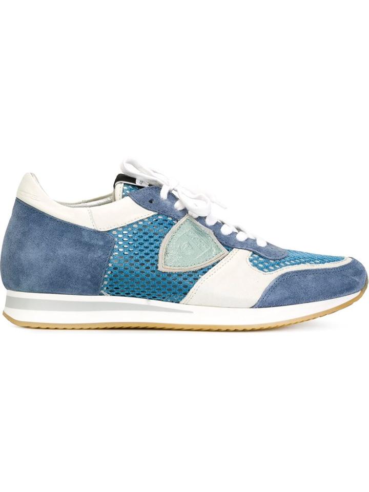 Philippe Model 'tropez' Perforated Panel Sneakers