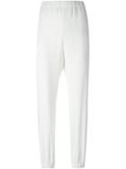 Lanvin Loose Fit Trousers, Women's, Size: 38, White, Viscose/spandex/elastane