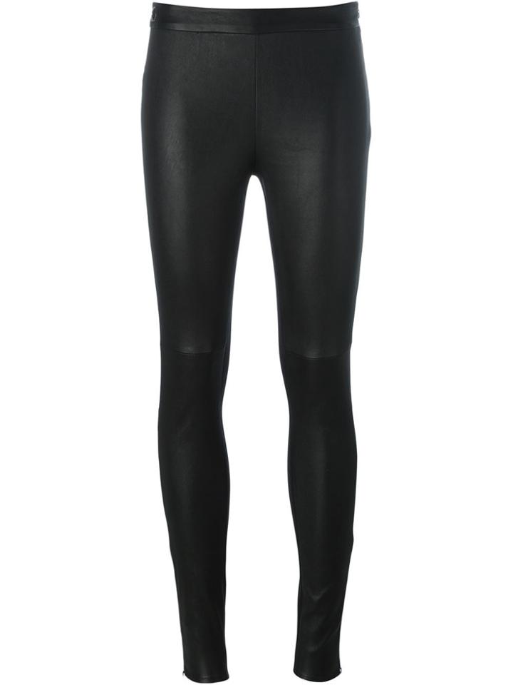 Philipp Plein Wax Effect Leggings - Black