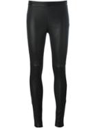 Philipp Plein Wax Effect Leggings - Black