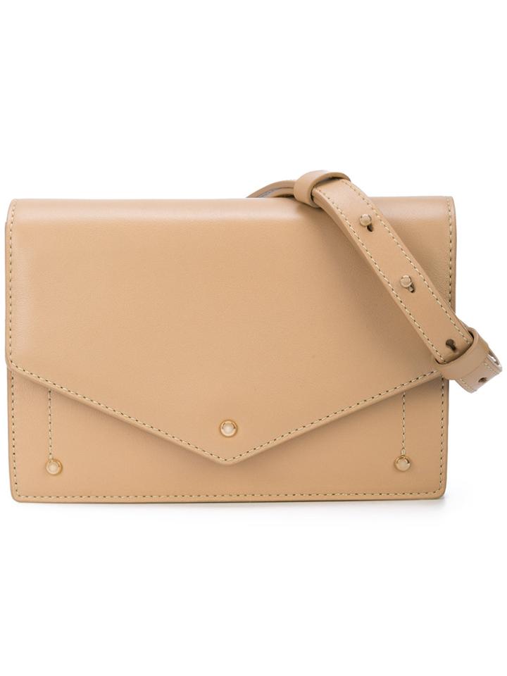 Sara Battaglia Envelope Belt Bag - Brown