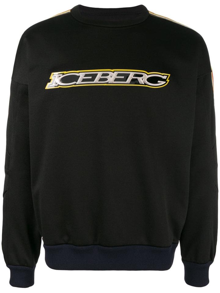 Iceberg Embroidered Logo Sweatshirt - Black
