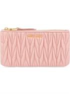 Miu Miu Matelassé Pouch - Pink