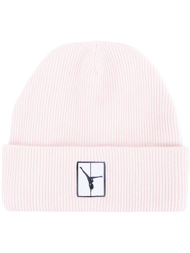 Alexander Wang Ribbed Beanie, Men's, Pink/purple, Cotton