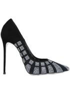 René Caovilla Embellished Stiletto Pumps - Black