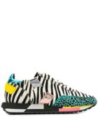 Ghoud Zebra Print Sneakers - White