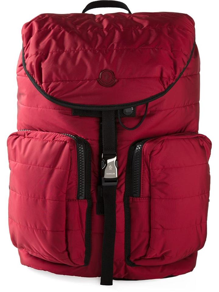 Moncler Gerard Backpack, Red, Polyamide/polyester