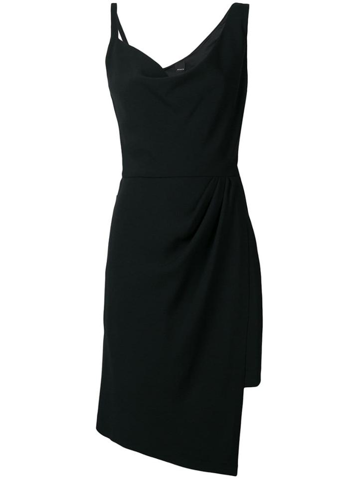 Pinko Asymmetric Sleeveless Dress - Black