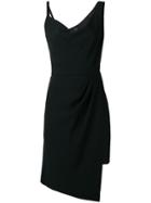 Pinko Asymmetric Sleeveless Dress - Black