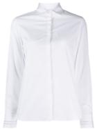 Barba Crystal Embellished Shirt - White