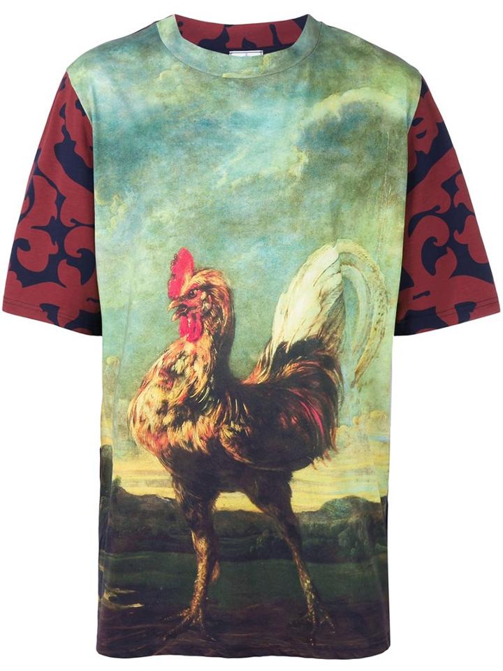 Vivienne Westwood Man 'horatio Cockerel' T-shirt, Men's, Size: Medium, Cotton