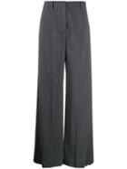 Prada Wide-leg Tailored Trousers - Grey
