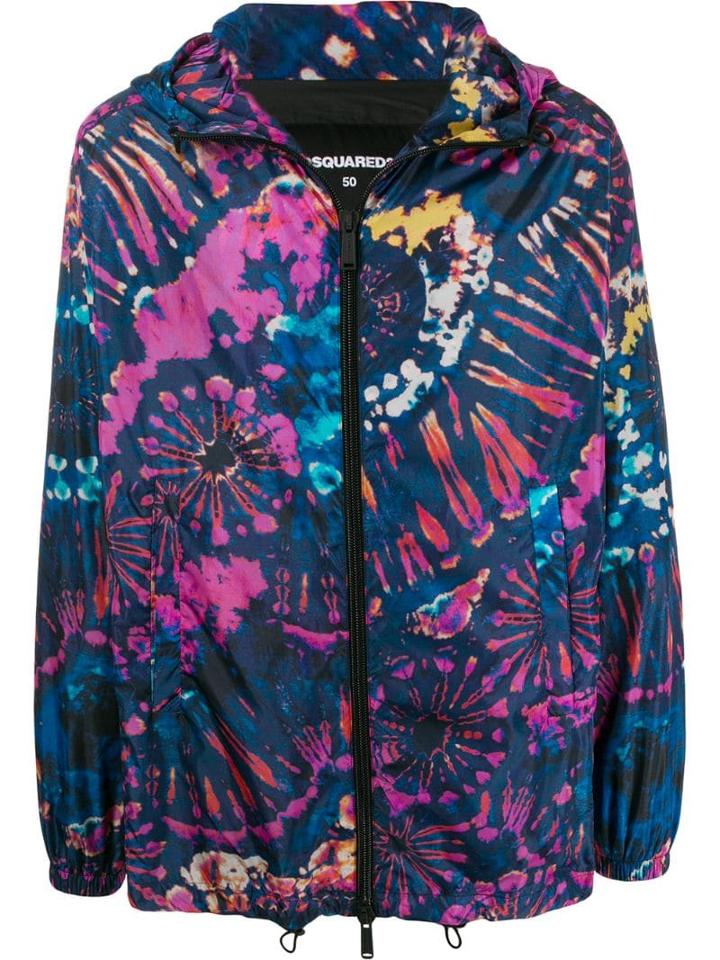 Dsquared2 All-over Print Jacket - Blue