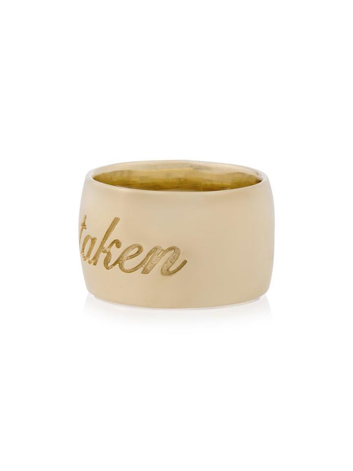 Established 14kt Yellow Gold Taken Ring - Metallic