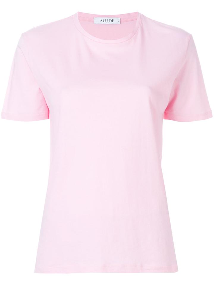 Allude Plain T-shirt - Pink & Purple