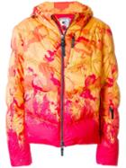Kru Camouflage Print Padded Jacket - Yellow