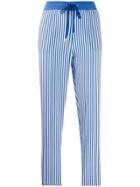 Love Moschino Striped Track Trousers - Blue
