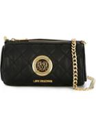 Love Moschino Quilted Barrel Cross Body Bag, Women's, Black, Polyurethane