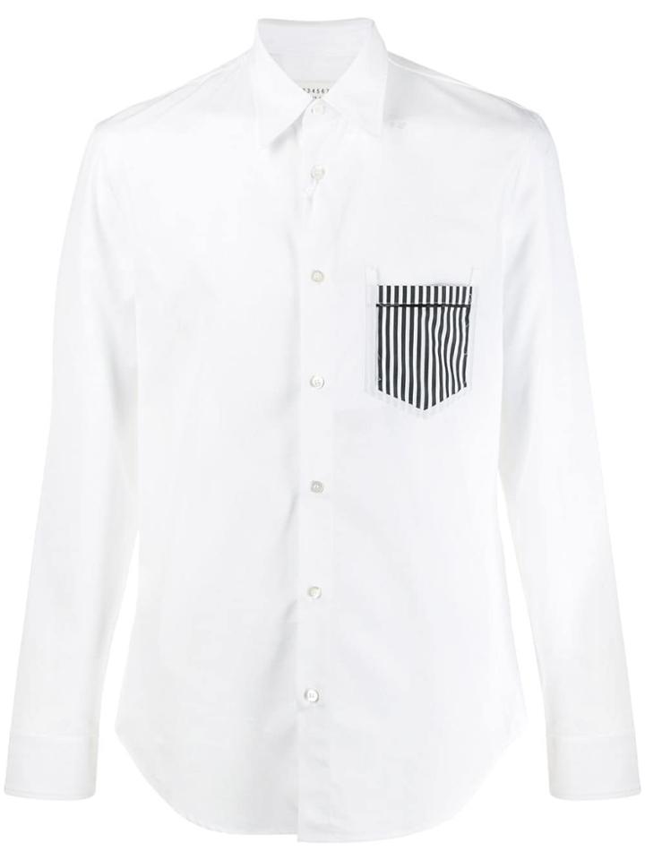 Maison Margiela Patched Pocket Shirt - White