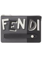 Fendi Fendi-logo Clutch - Black