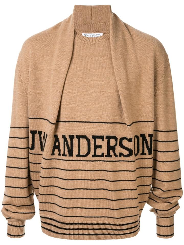 Jw Anderson Desert Jw Anderson Logo Knitted Jumper - Desseert