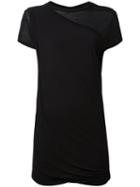 Rick Owens Drkshdw Gathered Short-sleeved Top, Women's, Size: Small, Black, Viscose