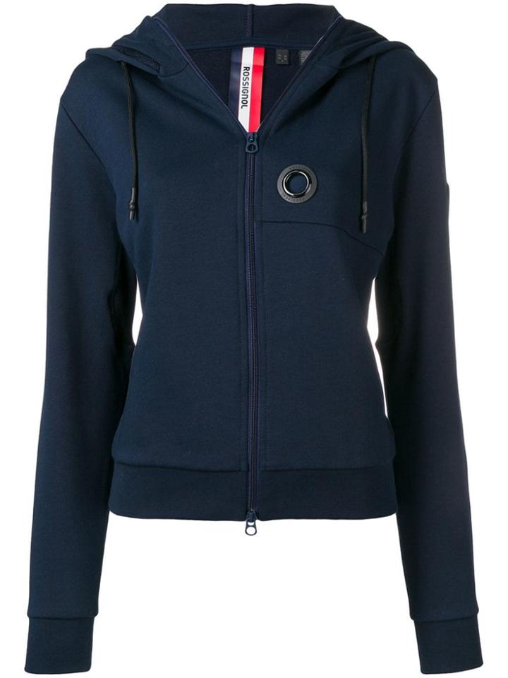 Rossignol Logo Zipped Hoodie - Blue