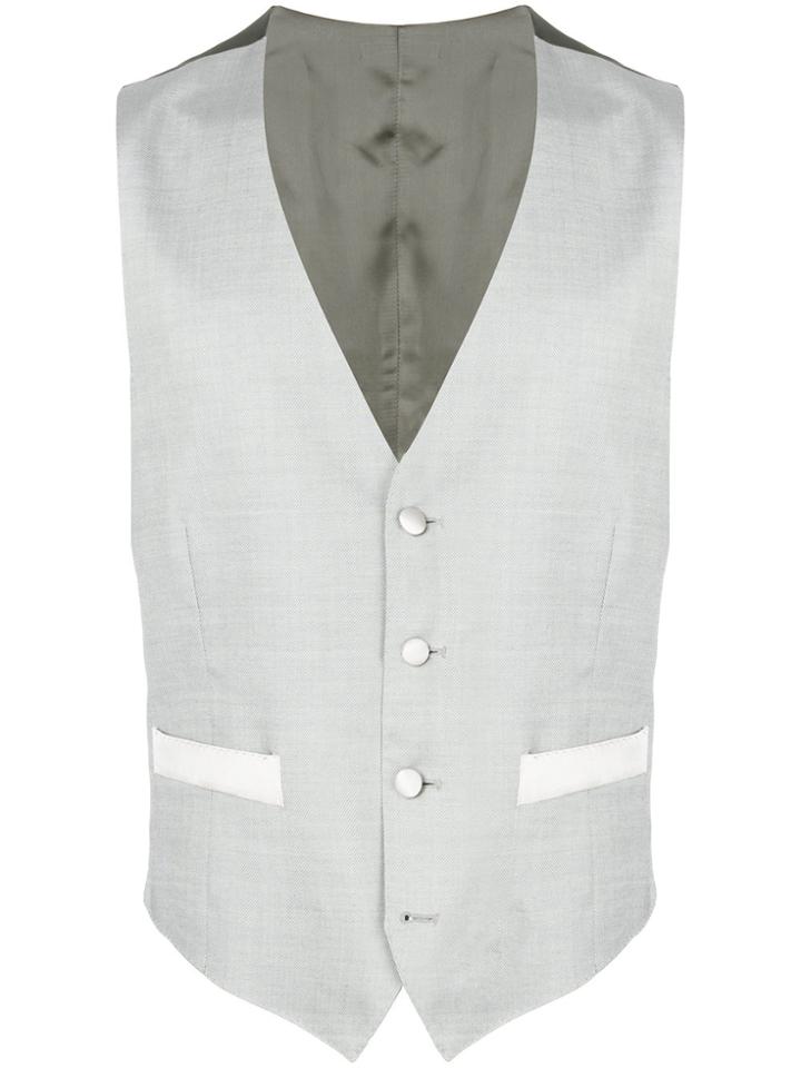 Dell'oglio Fitted Waistcoat - Grey