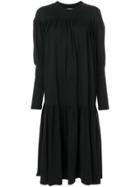 Marni Tiered Trapeze Dress - Black