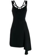 Versace Jeans Couture Asymmetric Flare Dress - Black