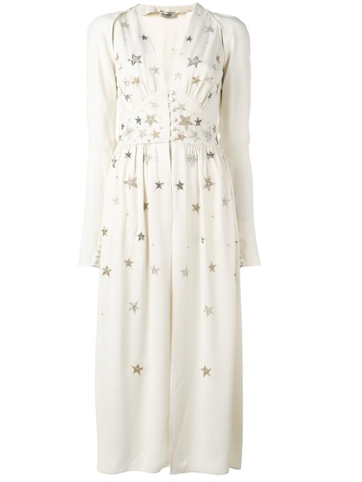Attico 'cher' Star Embellished Dress
