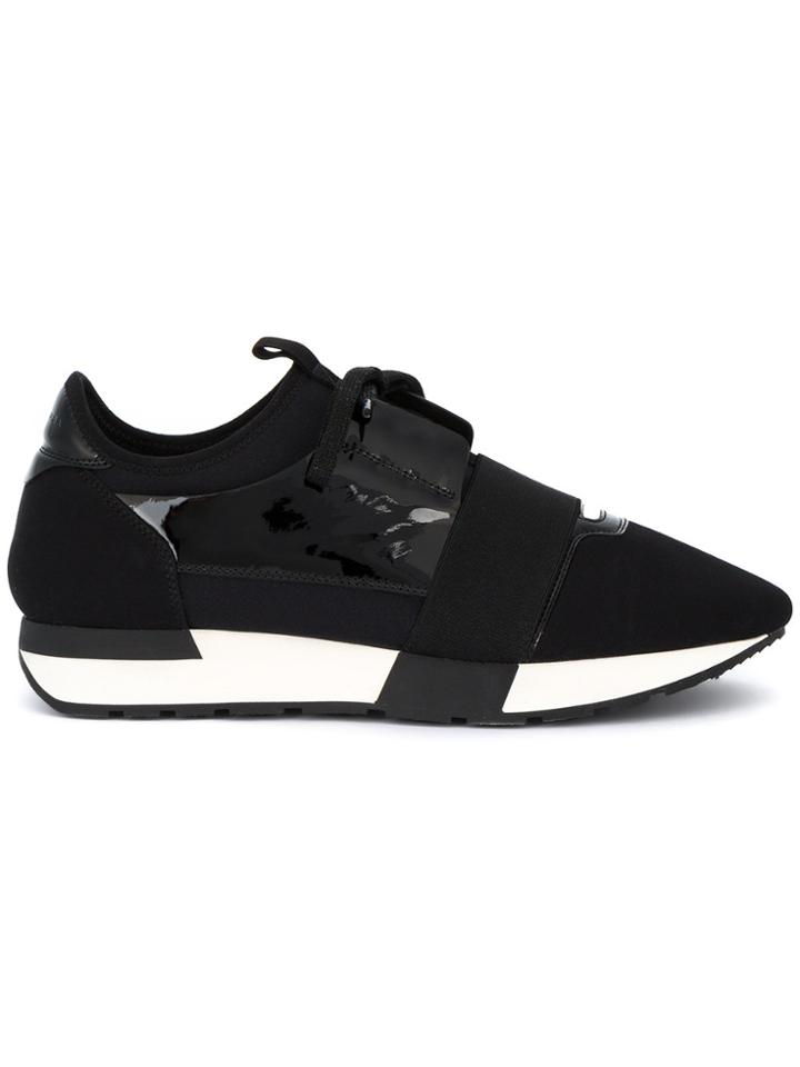 Balenciaga Black Race Runner Sneakers