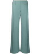 Forte Forte Low-waist Straight Trousers - Blue