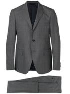 Mp Massimo Piombo Prince Of Wales Check Suit - Grey