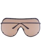 Rick Owens Studded Aviator Sunglasses - Black