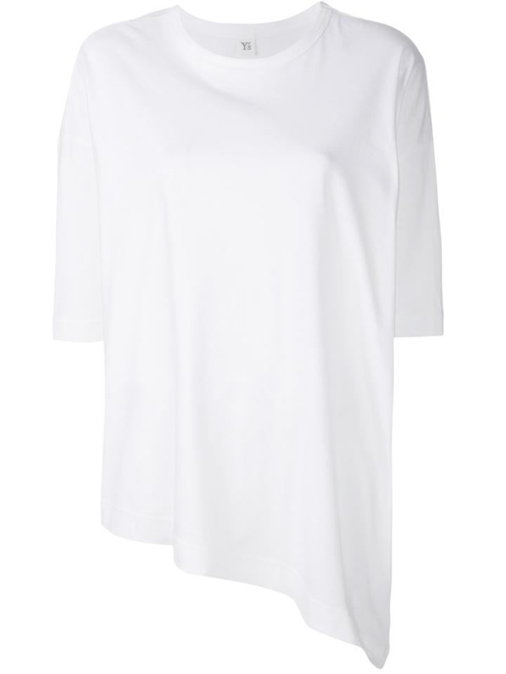 Y's Round Neck T-shirt - White