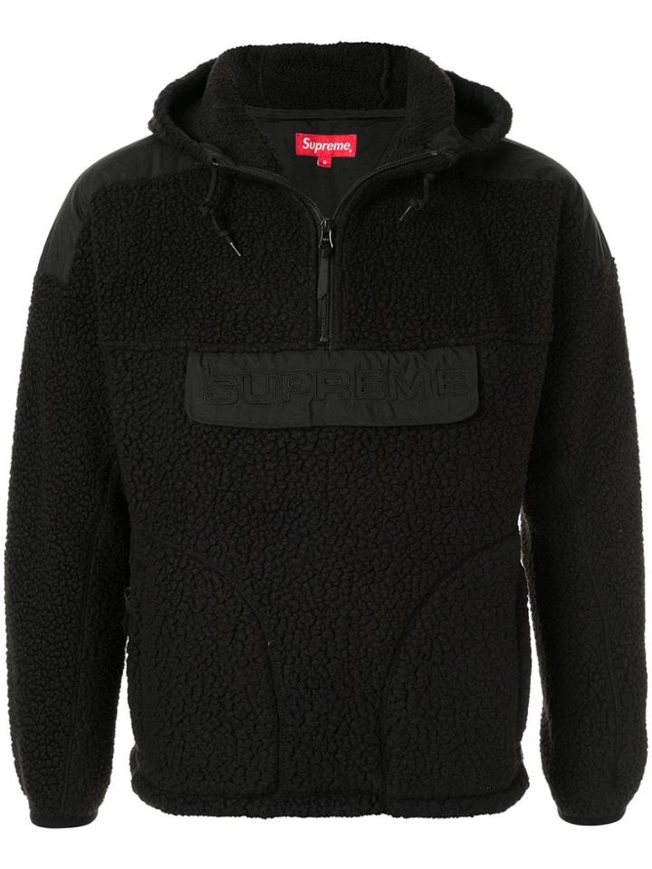 Supreme Logo Fleece - Black