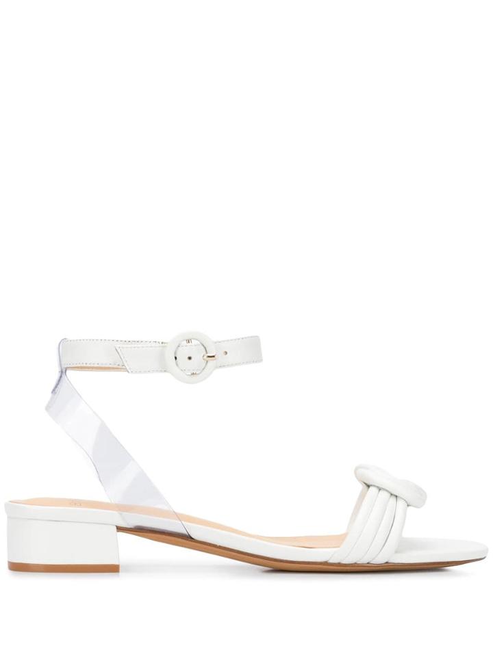 Alexandre Birman Knot Detail Sandals - White