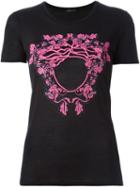 Versace Medusa T-shirt, Women's, Size: 40, Black, Viscose/silk/polyamide