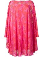 Gianluca Capannolo Flared Lace Dress - Pink