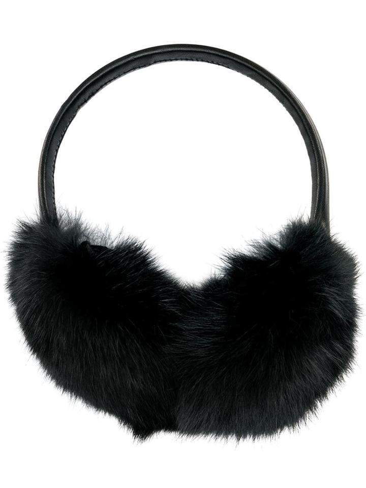 Yves Salomon Ear Muffs - Black