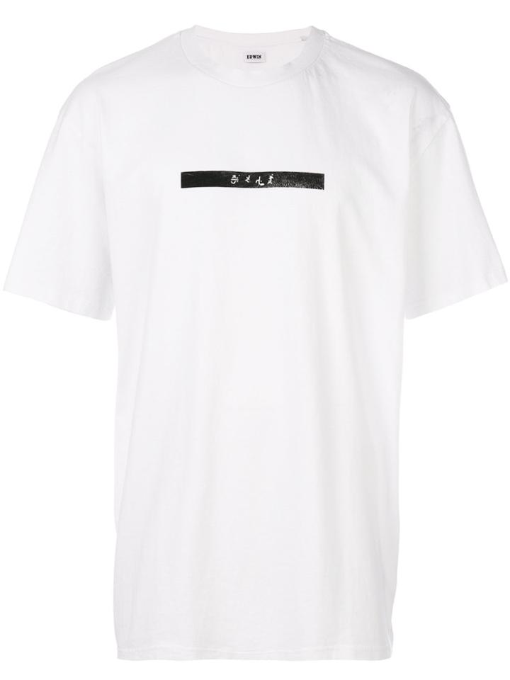 Edwin Printed T-shirt - White