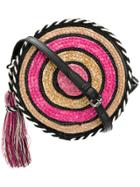 Rebecca Minkoff Tassel Circular Crossbody Bag - Pink & Purple